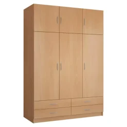 Garderoby|Meble Młodzieżowe>Lempert Szafa do przedpokoju 135 cm ESTELLA buk