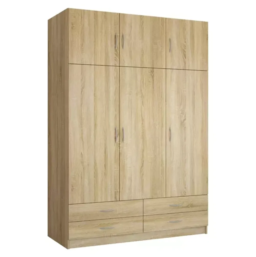 Garderoby|Meble Młodzieżowe>Lempert Szafa do przedpokoju 135 cm ESTELLA dąb sonoma