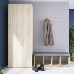 Meble Młodzieżowe|Szafy Dwudrzwiowe></noscript>INTER MEBLE Szafa do sypialni dwudrzwiowa TRILLO dąb sonoma