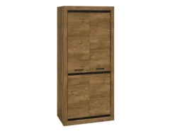 Szafy Dwudrzwiowe|Szafy Młodzieżowe>ML Meble Szafa dwudrzwiowa do salonu 90 cm z półkami BALTICA