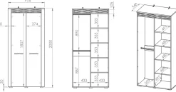 Zestawy Mebli Do Salonu|Szafy Dwudrzwiowe><noscript><img width=
