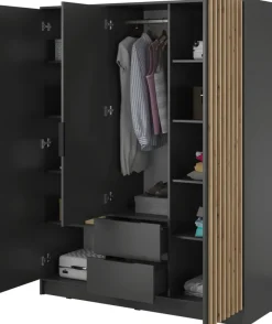 Meble Młodzieżowe|Zestawy Mebli Do Przedpokoju>PIASKI Szafa garderoba 155 cm KELLY