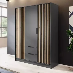 Meble Młodzieżowe|Zestawy Mebli Do Przedpokoju></noscript>PIASKI Szafa garderoba 155 cm KELLY