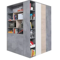 Meble Dla Dzieci|Zestawy Mebli Młodzieżowych>MEBLAR Szafa garderoba półki szuflady drążek SIREN