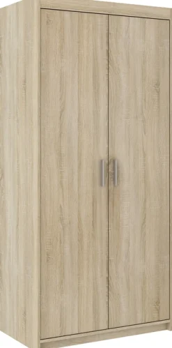 Garderoby|Meble Młodzieżowe>Lempert Szafa modułowa do salonu dwudrzwiowa KUBA dąb sonoma