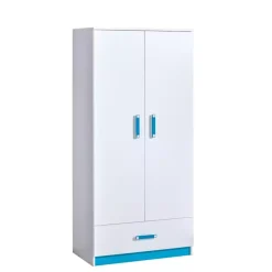 Zestawy Mebli Młodzieżowych|Szafy Dwudrzwiowe></noscript>DOMEL Szafa młodzieżowa 90 z szufladą TRAFIKO