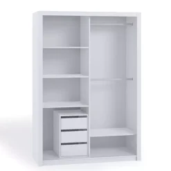 Zestawy Mebli Do Sypialni|Szafy Dwudrzwiowe></noscript>GiB Meble Szafa przesuwna 150 cm Artisan BELLA dąb artisan