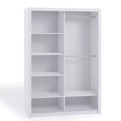 Zestawy Mebli Do Sypialni|Szafy Dwudrzwiowe>GiB Meble Szafa przesuwna 180 cm BELLA dąb artisan