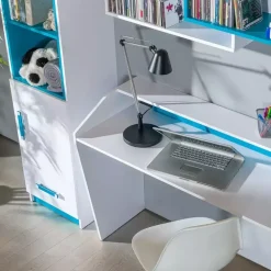 Zestawy Mebli Młodzieżowych|Szafy Dwudrzwiowe></noscript>DOMEL Szafa przesuwna biała TRAFIKO