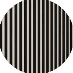 Zestawy Mebli Do Przedpokoju|Szafy Trzydrzwiowe></noscript>BROMARKT Szafa przesuwna z czarnymi lamelami 100 cm LAMEL 3D