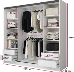 Zestawy Mebli Do Przedpokoju|Szafy Trzydrzwiowe><noscript><img width=