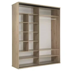 Szafy Dwudrzwiowe|Szafy Do Pokoju Dziecięcego>JARSTOL Szafa przesuwna z lustrem do sypialni 179cm CALIS