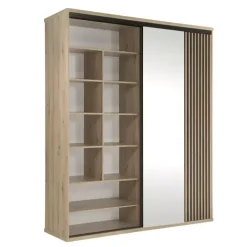 Meble Dla Dzieci|Zestawy Mebli Do Sypialni></noscript>JARSTOL Szafa przesuwna z lustrem do sypialni 179cm CALIS