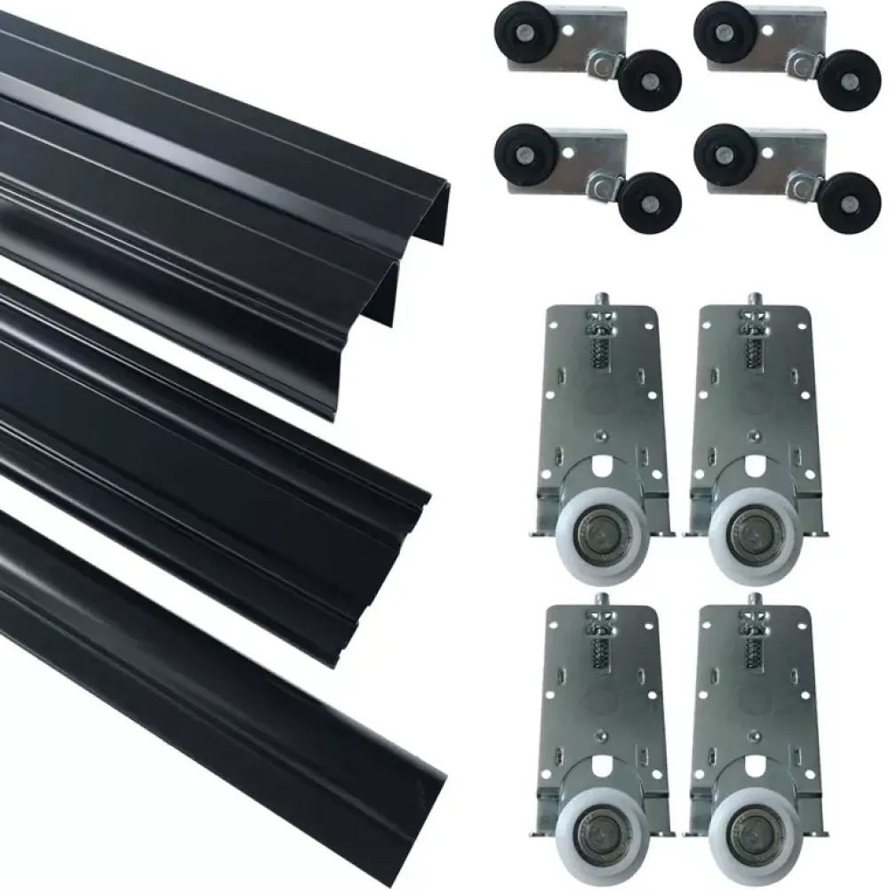 Zestawy Mebli Do Przedpokoju|Szafy Trzydrzwiowe>BROMARKT Szafa przesuwna z lustrem i drążkami 150 cm EDGE MAX beż piaskowy