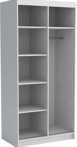 Meble Dla Dzieci|Meble Młodzieżowe>Meblohand Szafa przesuwna z lustrem 110 cm NASTE dąb sonoma