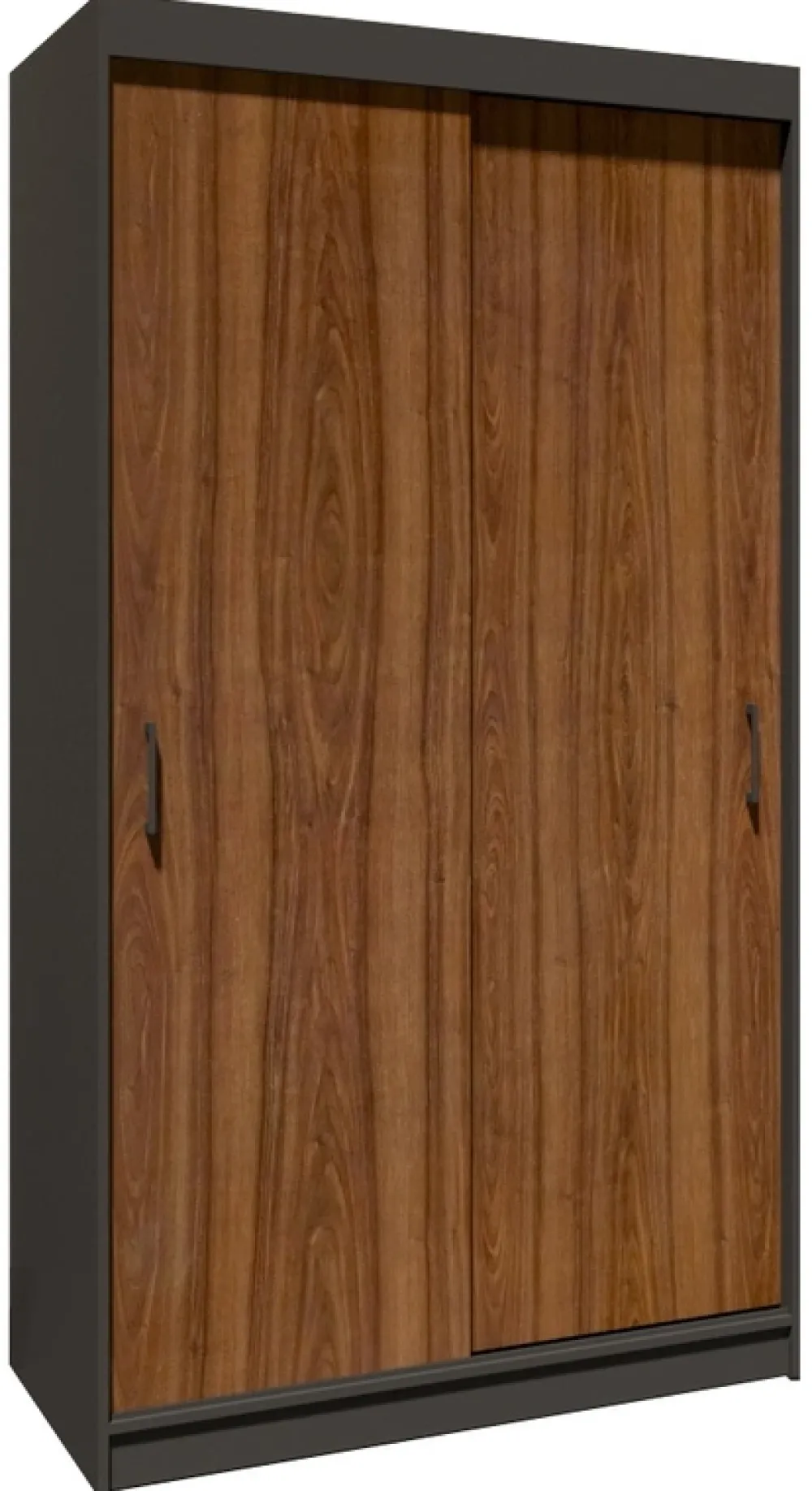 Zestawy Mebli Do Przedpokoju|Szafy Dwudrzwiowe>Meblohand Szafa przesuwna z półkami 110 cm NASTE drążek