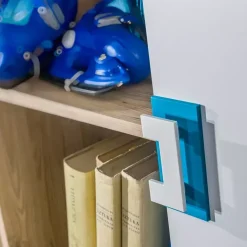 Meble Dla Dzieci|Meble Młodzieżowe></noscript>DOMEL Szafa trzydrzwiowa 120 cm Dąb NICO