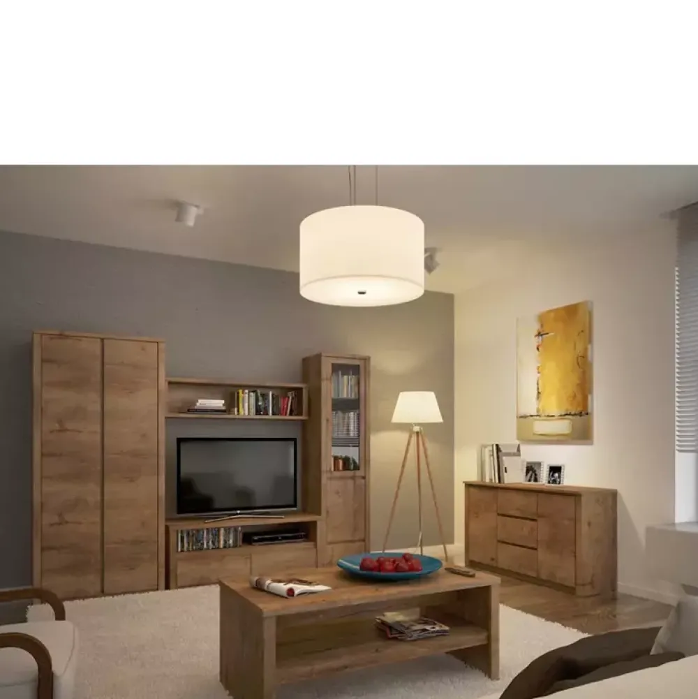 Zestawy Mebli Do Sypialni|Zestawy Mebli Do Salonu>GAŁA MEBLE Szafa trzydrzwiowa do sypialni MERIZO dąb lefkas