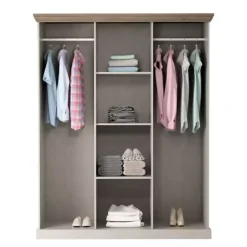 Zestawy Mebli Do Sypialni|Szafy Trzydrzwiowe>GAŁA MEBLE Szafa trzydrzwiowa z półkami drążek ROZANO