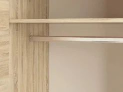 Zestawy Mebli Do Salonu|Zestawy Mebli Młodzieżowych></noscript>ML Meble Szafa trzydrzwiowa z półkami i drążkiem na wieszaki 120 cm AVO