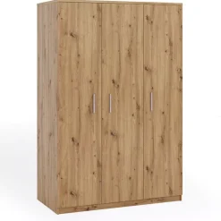 Zestawy Mebli Do Sypialni|Szafy Trzydrzwiowe>GiB Meble Szafa uchylna 135 cm BELLA dąb artisan