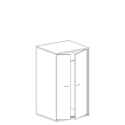 Zestawy Mebli Do Sypialni|Szafy Młodzieżowe></noscript>JARSTOL Szafa z drążkiem na wieszaki MORNE