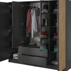 Meble Młodzieżowe>PIASKI Szafa z lustrem 206 cm KELLY