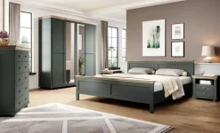 Zestawy Mebli Do Sypialni|Szafy Trzydrzwiowe></noscript>Helvetia Szafa z lustrem i szufladami IVORIA butelkowy zielony