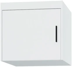 Zestawy Mebli Do Przedpokoju|Szafy Modułowe></noscript>Lempert Szafa z nadstawką biała 60 cm z półkami i szufladami KUBA biały