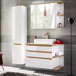 Meble Łazienkowe|Szafki Łazienkowe></noscript>COMAD Szafka łazienkowa wisząca biała 35 cm PELACCI