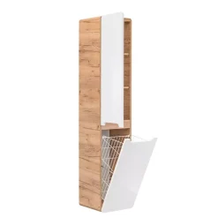 Szafki Łazienkowe|Meble Łazienkowe>COMAD Szafka łazienkowa wisząca wysoka z koszem AURELIO