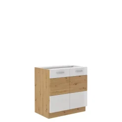 Meble Kuchenne>Lempert Szafka kuchenna dolna Biały 80 cm AGATA