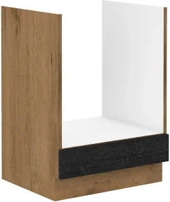 Meble Kuchenne>Lempert Szafka kuchenna pod zabudowę kuchenki 60 cm VIKI ciemne drewno