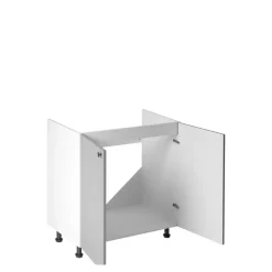 Meble Kuchenne>GAŁA MEBLE Szafka kuchenna pod zlew 80 cm szara LATERANI