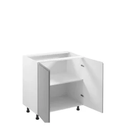 Meble Kuchenne>GAŁA MEBLE Szafka kuchenna stojąca 80 cm biała ACELSIO biały