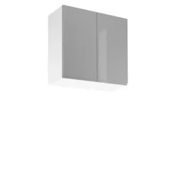 Meble Kuchenne>GAŁA MEBLE Szafka kuchenna wisząca 80 cm szary połysk ACELSIO