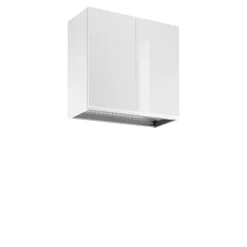 Meble Kuchenne>GAŁA MEBLE Szafka kuchenna wisząca 80 cm na naczynia biała ACELSIO biały