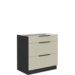 Meble Kuchenne>Lempert Szafka kuchenna z szufladami 80 cm ANES kaszmir