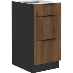 Meble Kuchenne>Lempert Szafka kuchenna z szufladami 40 cm MARGARET orzech okapi