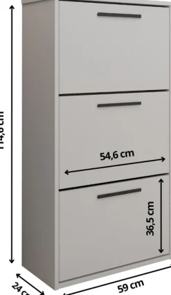 Szafki Na Buty|Garderoby></noscript>KIER Szafka na buty 59 cm do przedpokoju stojąca ANVER