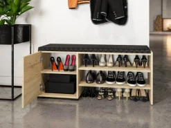 Szafki Na Buty></noscript>ML Meble Szafka na buty 105 cm z siedziskiem do przedpokoju CARO