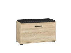 Szafki Na Buty>ML Meble Szafka na buty 80 cm z tapicerowanym siedziskiem CARO