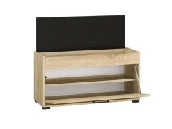 Szafki Na Buty>ML Meble Szafka na buty 90 cm z tapicerowanym siedziskiem CARO