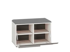 Szafki Na Buty|Zestawy Mebli Do Sypialni></noscript>ML Meble Szafka na buty z półkami 80 cm BLANCO