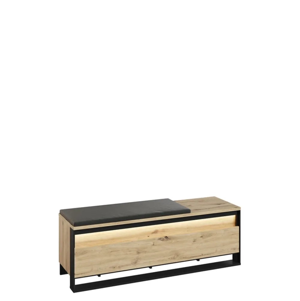 Szafki Na Buty|Zestawy Mebli Do Salonu>lenart. Szafka na buty z siedziskiem do przedpokoju QUANT 135 cm