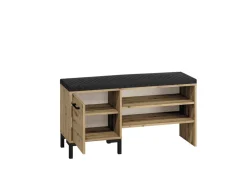 Szafki Na Buty|Zestawy Mebli Do Salonu>ML Meble Szafka na buty z siedziskiem do przedpokoju NEVIO dąb artisan.