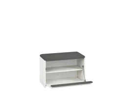 Szafki Na Buty>ML Meble Szafka na buty z tapicerowanym siedziskiem 70 cm HYGA