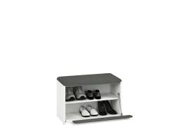 Szafki Na Buty></noscript>ML Meble Szafka na buty z tapicerowanym siedziskiem 70 cm HYGA