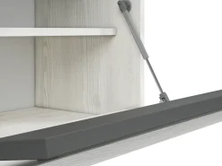 Szafki Na Buty></noscript>ML Meble Szafka na buty z tapicerowanym siedziskiem 70 cm HYGA