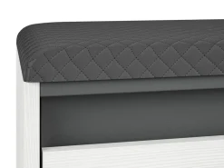 Szafki Na Buty></noscript>ML Meble Szafka na buty z tapicerowanym siedziskiem 70 cm HYGA